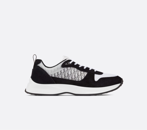 Dior B25 Suede sneaker Black/White