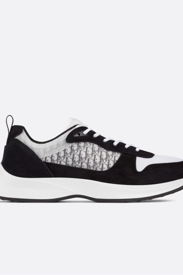 Dior B25 Suede sneaker Black/White