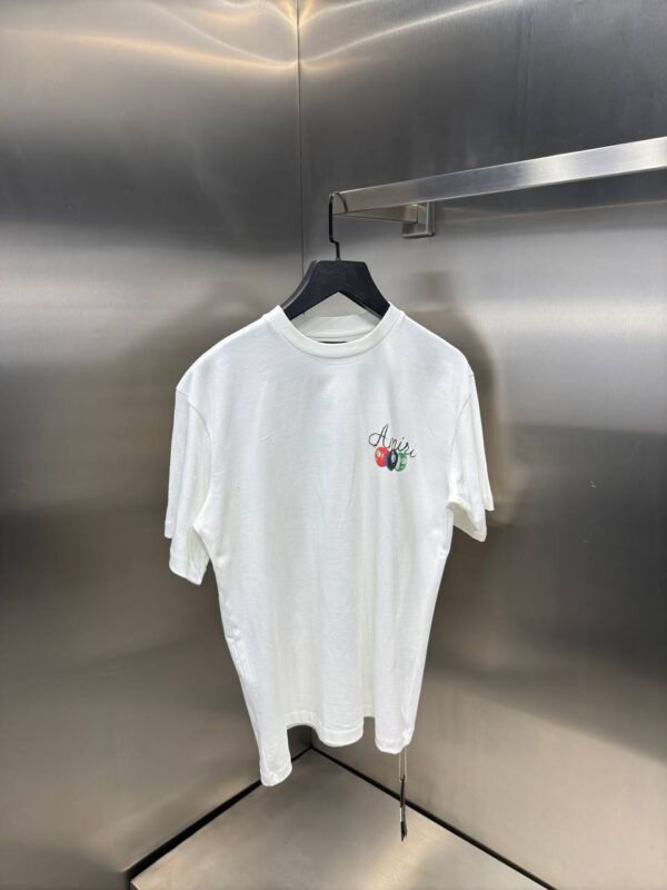 Amiri Pool Cue T Shirt Wit