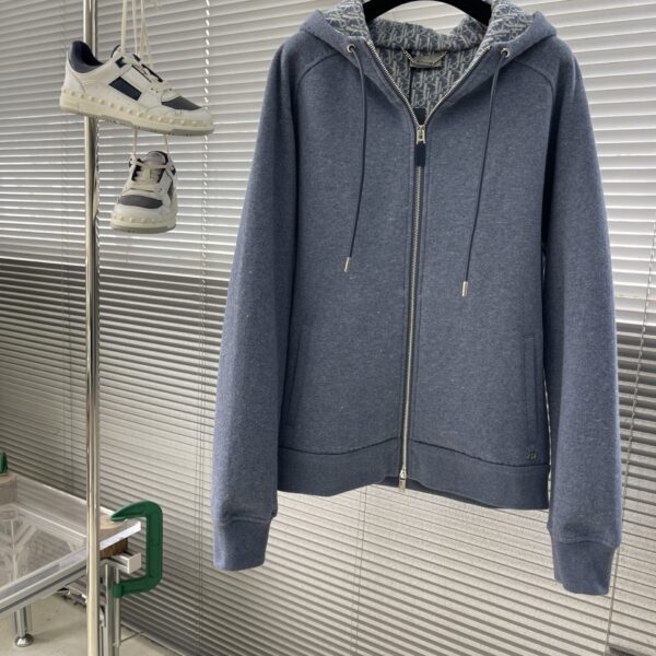 Dior Oblique Hooded Vest Blue