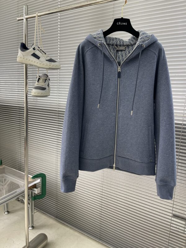 Dior Oblique Hooded Vest Blue