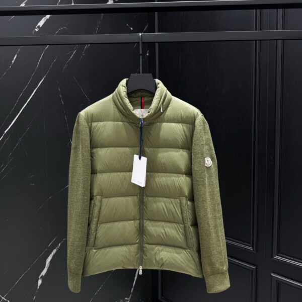 Moncler Jas Stofmouw Groen