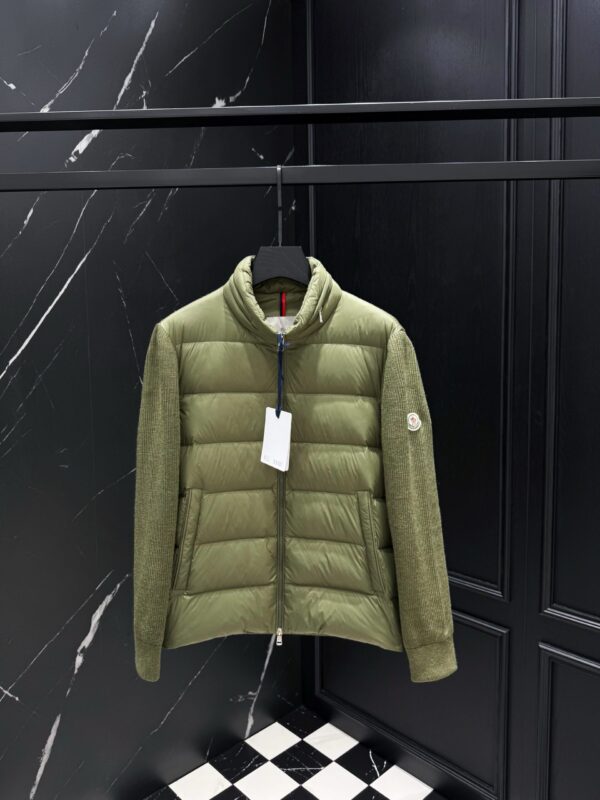 Moncler Jas Stofmouw Groen