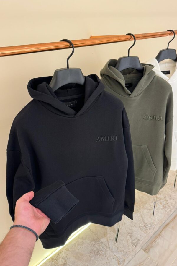Amiri Hoodie Black Logo