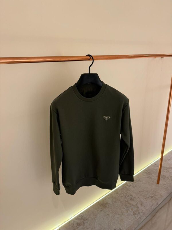 Prada Technical Sweater Dark Green