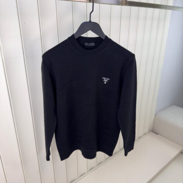 Prada Wollen Trui Zwart