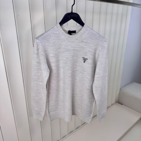 Prada Wolle Trui Light Beige