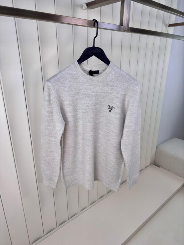 Prada Wolle Trui Light Beige