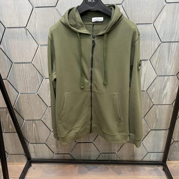 Stone island Vest met Rits Groen