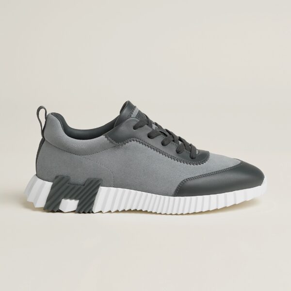 Hermes Bouncing Sneaker Grey Suede/ Leather