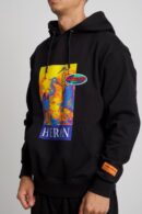 Heron Preston Hoodie Gele Print