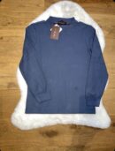 Loro Piana Sweater van Polo stof Blauw/Grijs