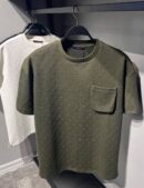 Louis Vuitton 3D Pocket Monogram T Shirt Donker Groen