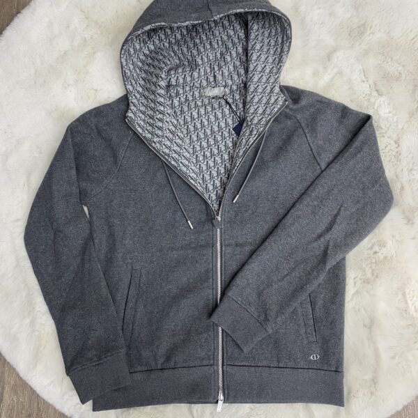Dior Oblique Hooded Vest Grey