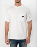 Prada T-Shirt met Zakje Wit