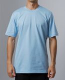 Loro Piana T-Shirt Classic Glans Light Blue