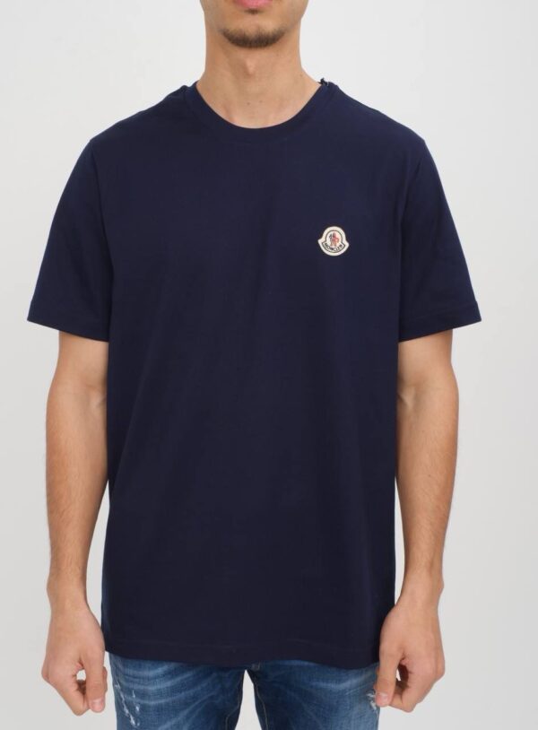 Moncler Basic T-Shirt Donker Blauw