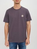 Moncler Basic T-Shirt Antraciet Grijs