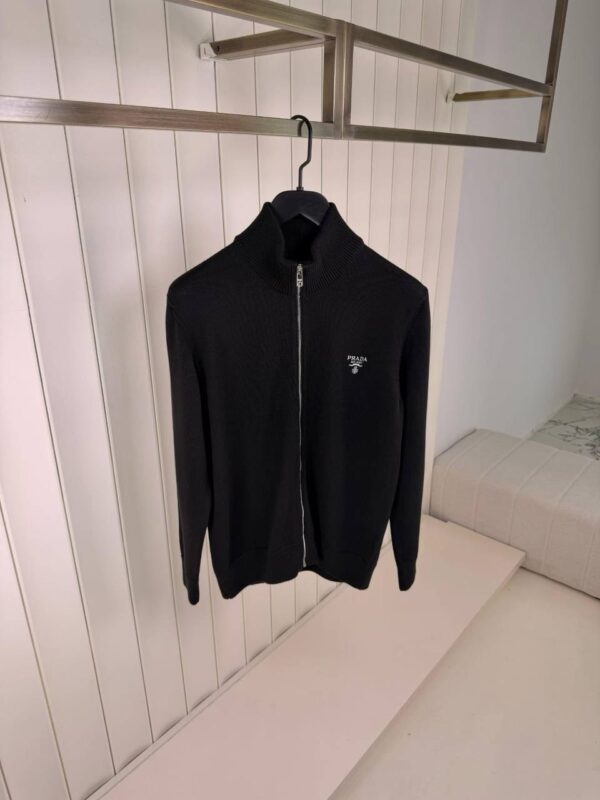 Prada Wollen Vest Zwart