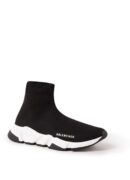 Balenciaga Speed Trainer Zwart met Witte Zool