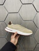 Loro Piana Weekend Walk Suede Beige