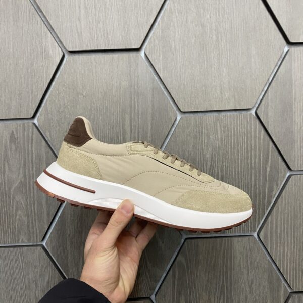 Loro Piana Weekend Walk Suede Beige