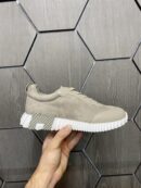 Hermes Bouncing Sneakers Suede/ Leather Beige