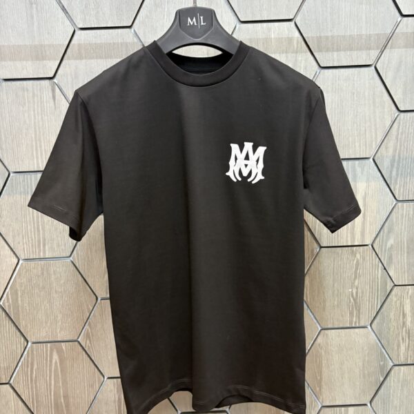 Amiri T-Shirt Zwart met Achterkant Logo