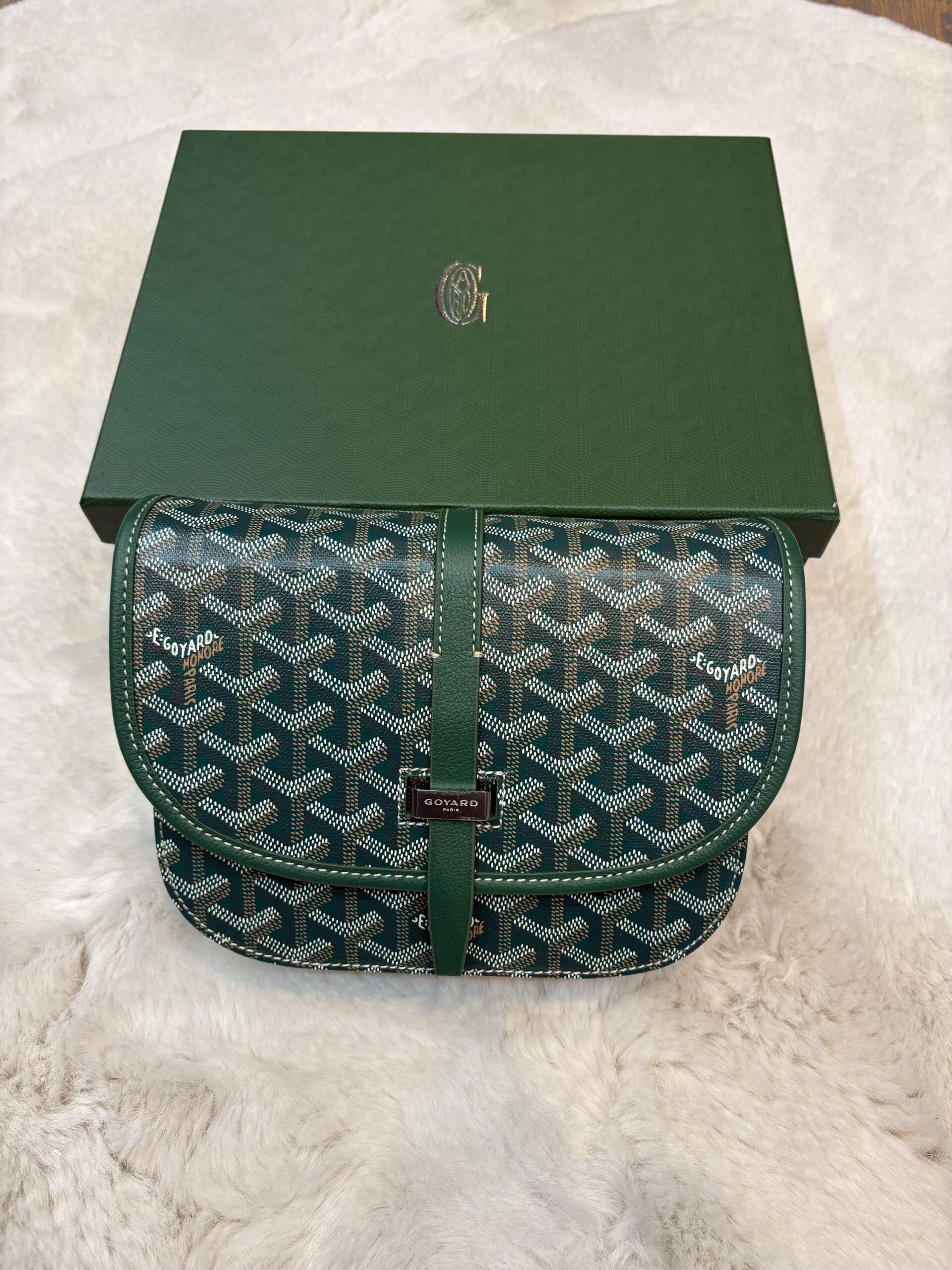 Goyard messenger bag groen
