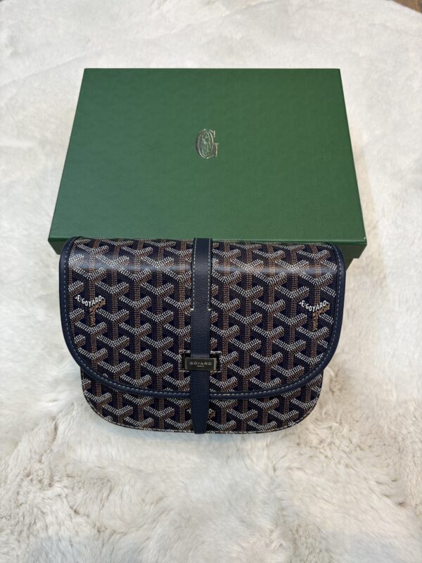 Goyard messenger bag donkerblauw
