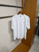 Dior T-Shirt met CD-Borduursel Wit