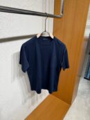 Prada Cotton T-Shirt Navy