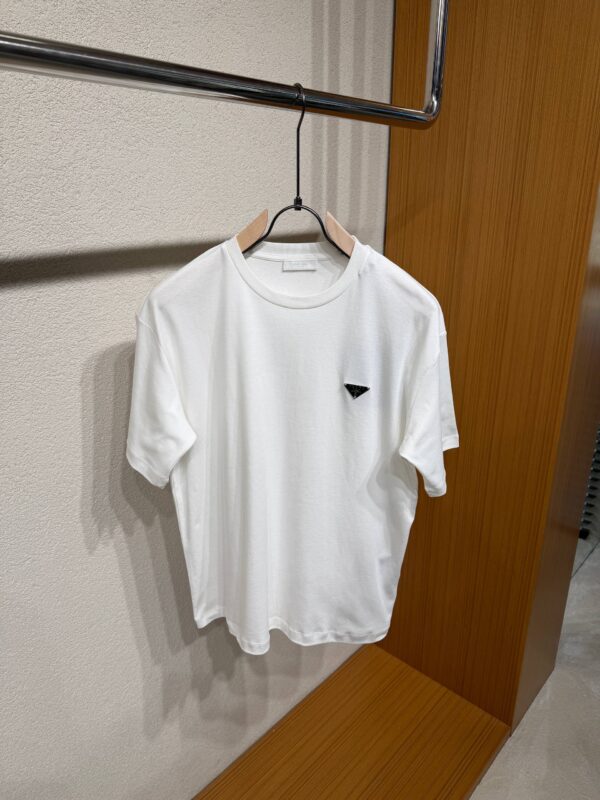Prada Cotton T-Shirt Wit