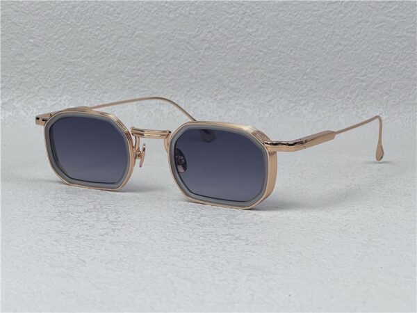 John dalia Samuel zonnebril goud met grijze glazen