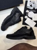 Chanel sneakers black on black
