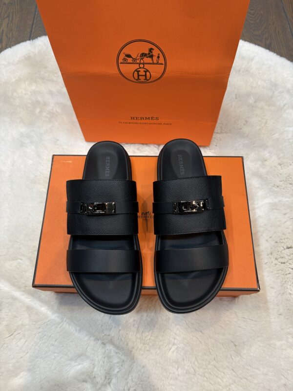 Hermes jackson sandal Zwart