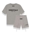 Fear of God Essentials Dark Oatmeal zomer Set