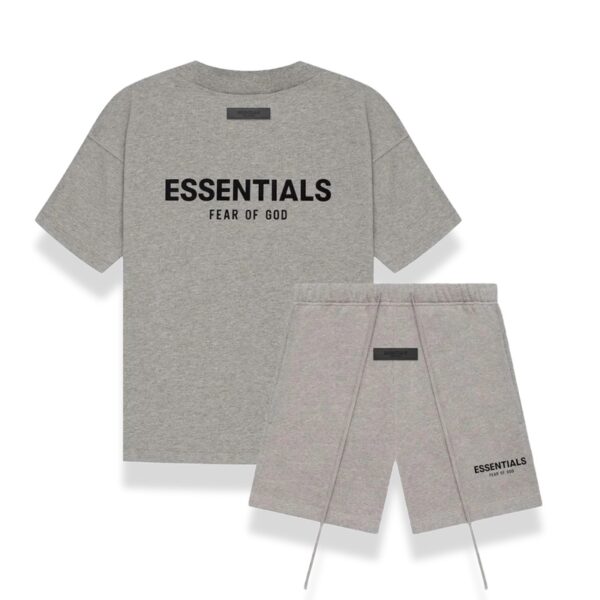 Fear of God Essentials Dark Oatmeal zomer Set
