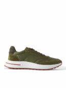Loro piana  week end walk sneakers donkergroen