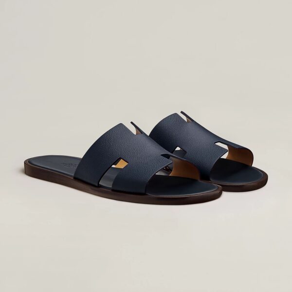 Hermes izmir slippers marine blauw