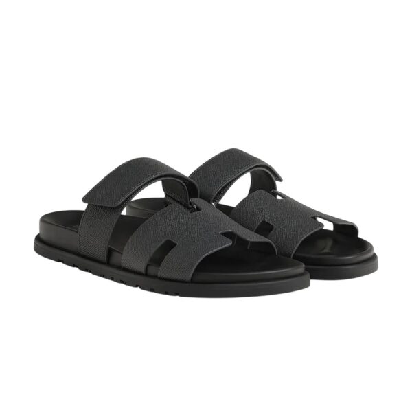 Hermes Chypre sandal donkergrijs