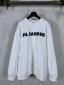 Jil Sander Trui Wit met Zwarte Letters