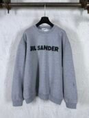 Jil Sander Trui Grijs met Zwarte letters