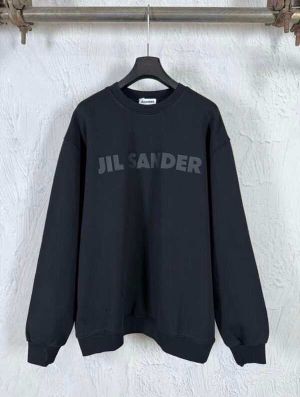 Jil Sander Trui Black on Black