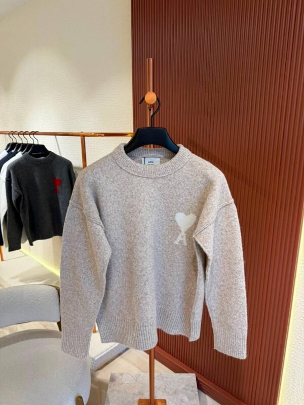 Ami Wollen Trui Beige