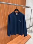 Dior Trui met dior borduursel Donker Blauw