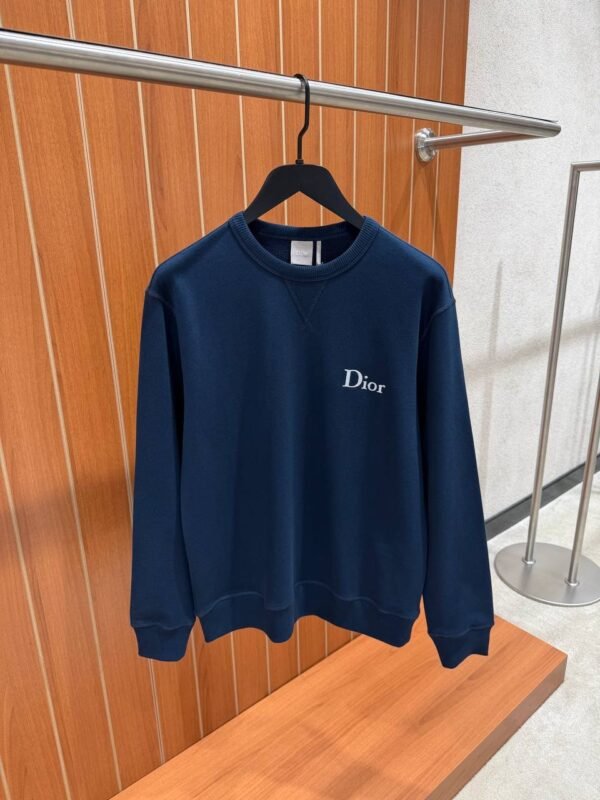 Dior Trui met dior borduursel Donker Blauw