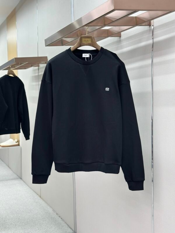 Celine Sweater Zwart Kleine logo