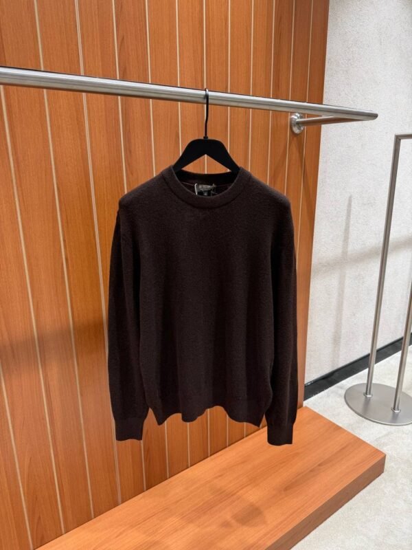 Loro Piana Baby Cashmere Sweater Donker Bruin